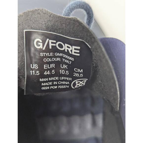 G/Fore Fore G4 Camo Gallivan2r Camo Welt Golf Shoes Sz 11.5 Navy TWLT GMF000060 - Picture 7 of 8